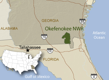 Okefenokee Swamp Map