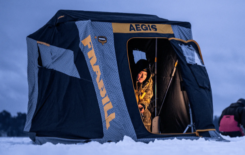 Frabill Flip-Over Shanty Mod  Ice fishing gear, Ice fishing tent