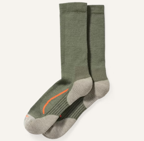 Filson Everyday Crew Sock Charcoal, versatile socks made of a merino wool  blend