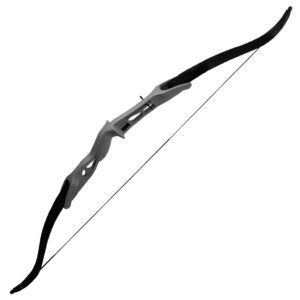 Black and ash recurve bow